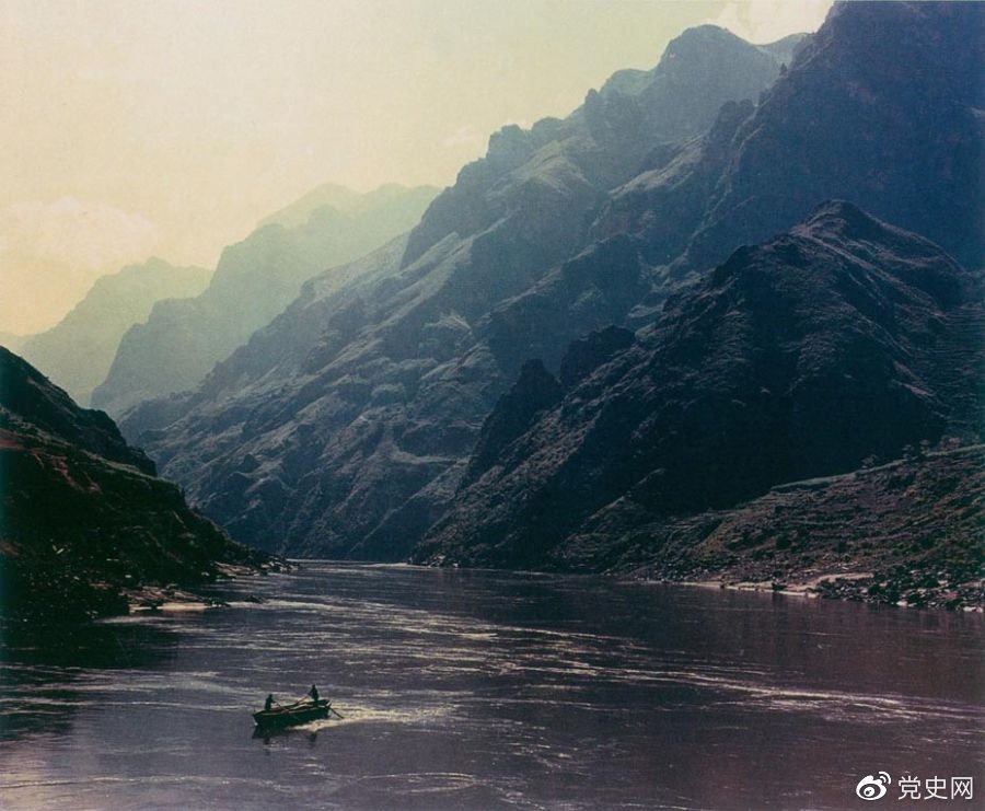 云南省禄劝县金沙江皎平渡口。1935年5月,红军在这里北渡金沙江。 云南省禄劝县金沙江皎平渡口。1935年5月,红军在这里北渡金沙江。